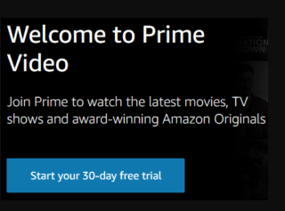 Amazon Prime Free Trail