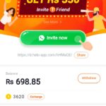 Helo App Referral Code CQYFDRD – Download And Earn Rs.350