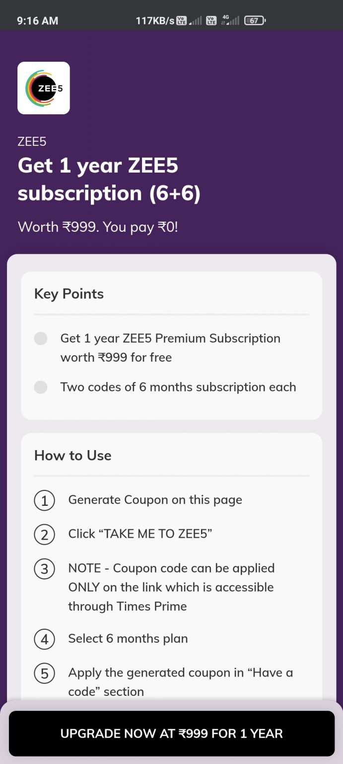 zee5 premium account id and password free 2020