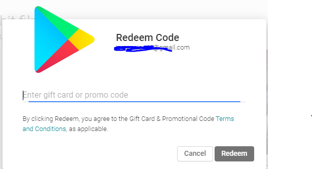 How to use Google Play Free Redeem Codes
