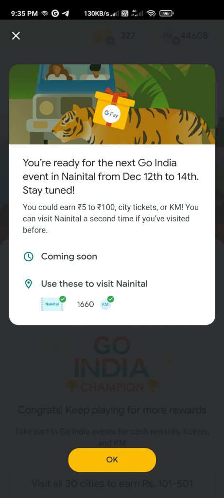 Google Pay Go India Nainital Event Quiz Answers