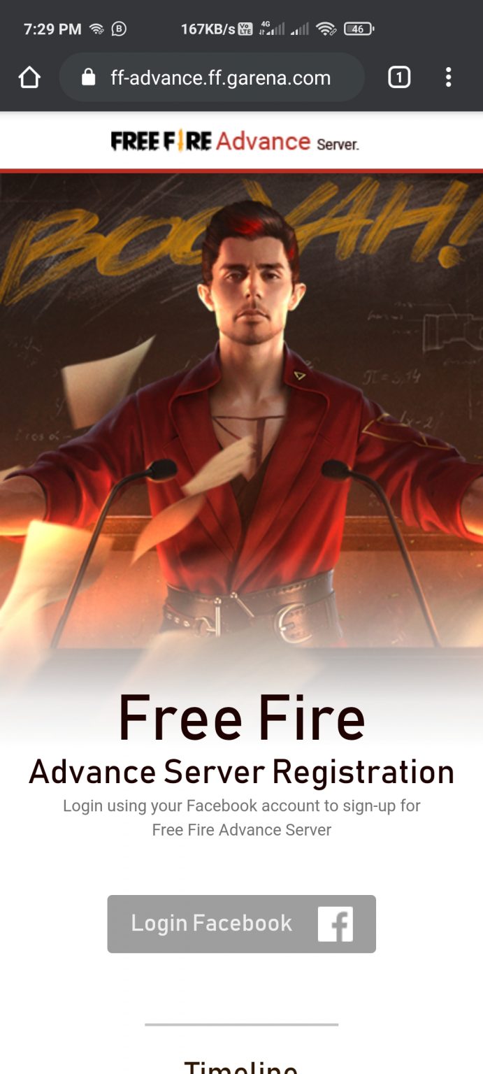 Free Fire Advance Server OB34 Download APK Activation Code & Saste Deal