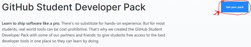 GitHub Student Developer Pack Free Subscription