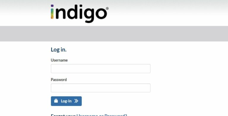 indigo credit card login