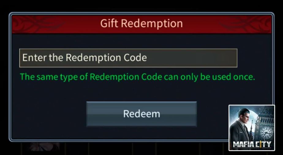 How To Use Mafia City Redeem Code?
