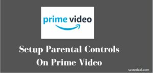Prime Video Parental Controls