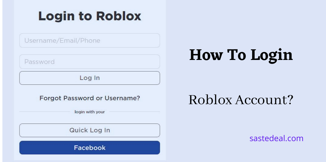 Roblox .com login