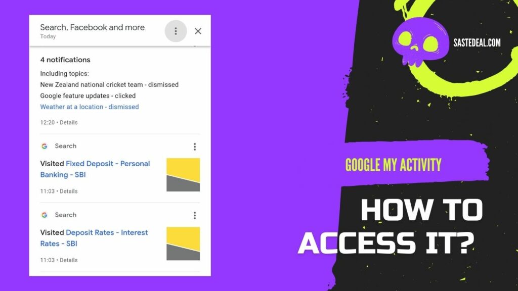 How to access Google My Activity 
